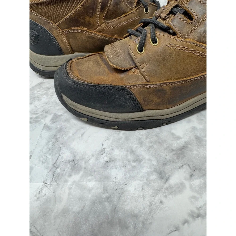 Ariat Terrain H2O 🎱Waterproof‎ Copper Leather Endurance Boots 10002183 Mens 9D